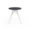 Mesa redonda Faz Wood dining table. Vondom