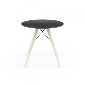 Mesa redonda Faz Wood dining table. Vondom