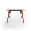 Mesa cuadrada Faz Wood lounge table. Vondom