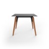 Mesa cuadrada Faz Wood lounge table. Vondom