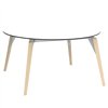 Mesa redonda Faz Wood lounge table. Vondom