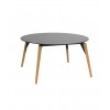 Mesa redonda Faz Wood lounge table. Vondom