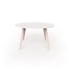 Mesa redonda Faz Wood lounge table. Vondom