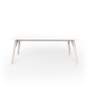 Mesa rectangular Faz Wood lounge table. Vondom