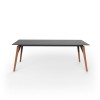 Mesa rectangular Faz Wood lounge table. Vondom