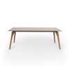 Mesa rectangular Faz Wood lounge table. Vondom