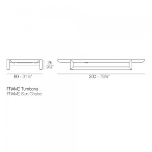 Tumbona Frame de Diseño Interior y Exterior con Doble Pared | Vondom