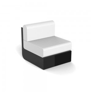 Sofá Ulm módulo central con Acolchado silvertex y opción de luz