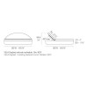 Cama Vela Daybed Basic redonda reclinable Resistente al Sol