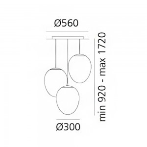 Lámpara suspensión Stellar Nebula Artemide