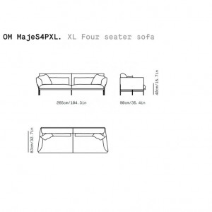 Sofá Majestic Oferta Omelette ed