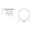 Mesa Senator Round Cattelan Italia