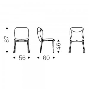 Silla Nancy Cattelan Italia