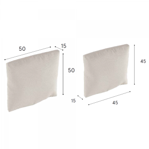 Cojín respaldo sillón/sofá/daybed Ria Fast