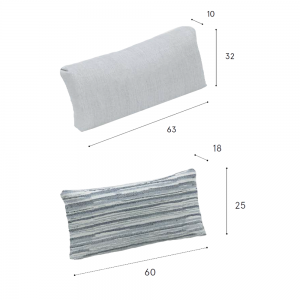 Cojín decorativo largo Fast