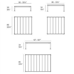 Mesa baja Hamptons Vondom