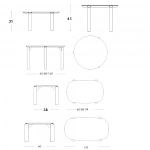 Mesa Baja Juno Ondarreta