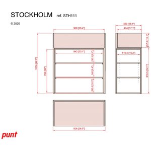 Vitrina Stockholm STH011 Punt