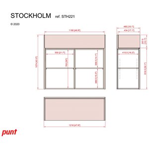 Aparador Stockholm STH224 Punt