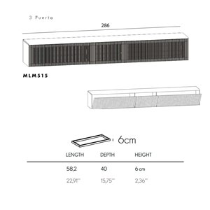 Mueble TV Malmö MLM515 Punt
