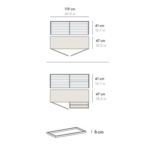 Mueble TV Sussex SSX201/2 Punt