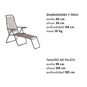 Tumbona Spaghetti Fiam Outdoor