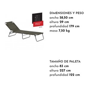 Tumbona Amigo Fiam Outdoor