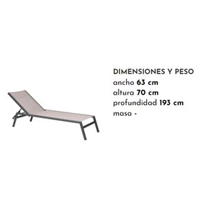 Tumbona Ocean Fiam Outdoor