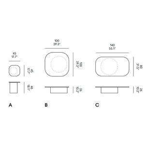 Mesa Auxiliar Marina Horm