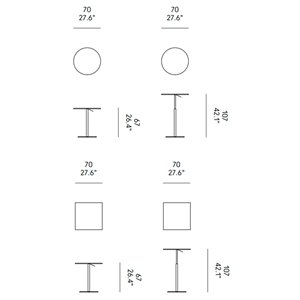Mesa T2 Bistrot Horm