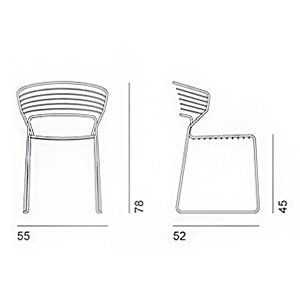 Silla Koki Wire Corda Outdoor Desalto