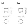 Pouf Belt-Cross Bonaldo
