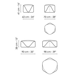 Pouf Intrecci Bonaldo
