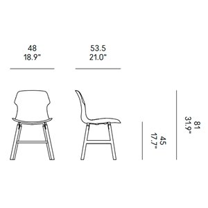 Silla Stereo Apilable Polipropileno Horm
