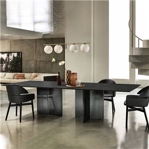 Mesa rectangular Big Wave Ecomalta Fiam