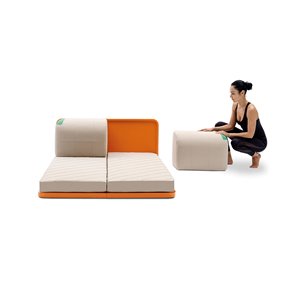 Butaca con cama Twin Campeggi