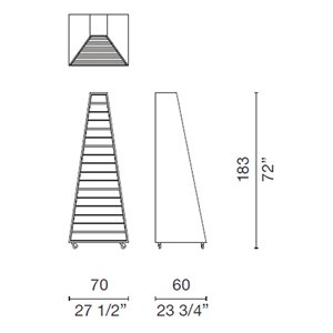 Cajonera Pyramid Cappellini