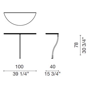 Consola One Legged Cappellini