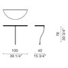 Consola One Legged Cappellini