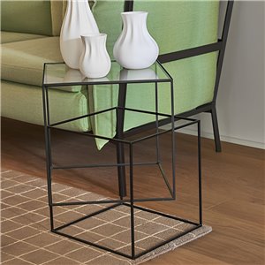 Mesa auxiliar Thin Black Cappellini