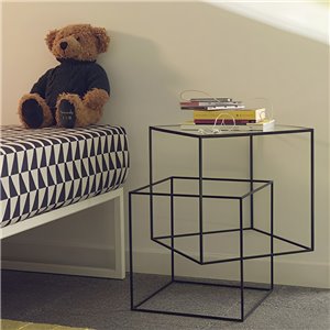 Mesa auxiliar Thin Black Cappellini