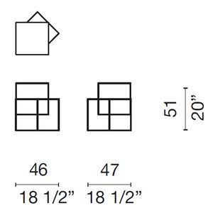 Mesa auxiliar Thin Black Cappellini