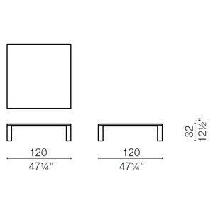 Mesa de centro Vendôme Cappellini