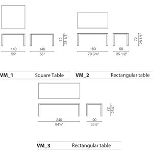 Mesa Vendôme Cappellini