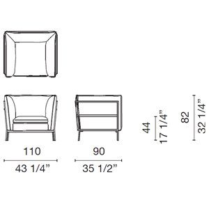 Sillón Basket Cappellini