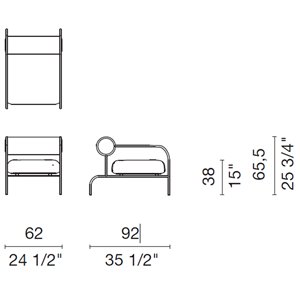 Sillón with Arms Cappellini