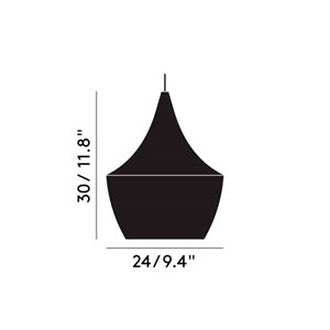 Lámpara suspensión Beat Fat Tom Dixon