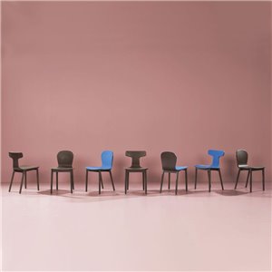 Silla Bac Two madera Cappellini