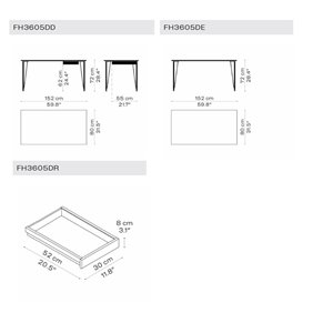 Escritorio FH3605 Fritz Hansen