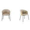 Sillón Copa base cuatro patas metálicas Viccarbe